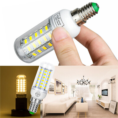 4/8 Glühbirne Mais Licht LED Leuchtmittel Birne Lampe 5730 Warmweiß 5/10/15W E14