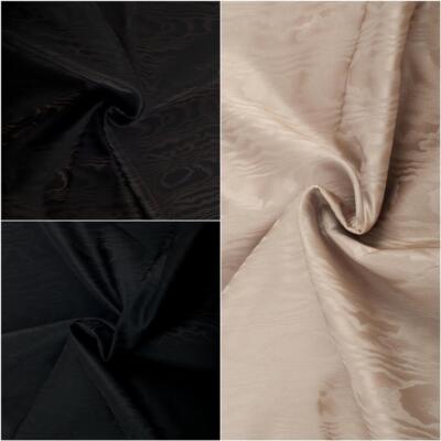 Futterstoff / Kleiderstoff Dessin Scherzo (Moire) - Meterware