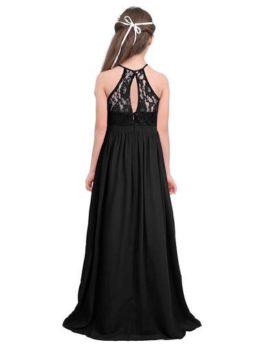 Girls Wedding Bridesmaid Dress Formal Party Prom Ball Gown Evening Costumes - Picture 99 of 141