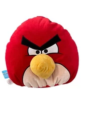 Angry Birds Plush Pillow Toy 12" Soft Polyester Stuffed Animal Collectible Red