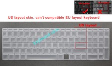 US Keyboard Skin Cover for HP Envy 15-ed 15m-ed 15-ee 15m-ee 17-cg 17-ch 17m-ch