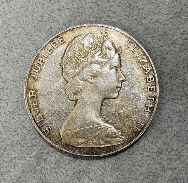 925 / Pièce D'Argent 25 Dollar Elizabeth II Bermuda Voilier 1977