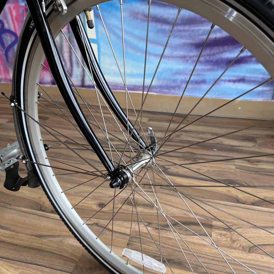 52 cm MINTY 2009 Fuji Cambridge Lugged 8 Speed Nexus Velo Orange saddle Black - Image 3 of 4