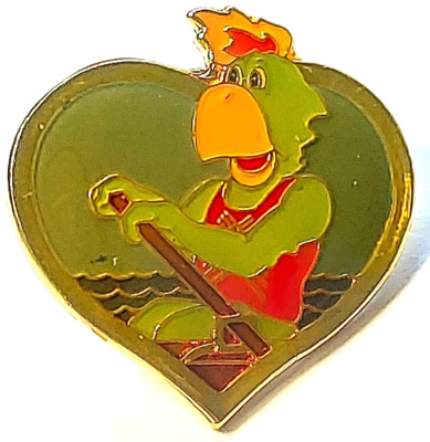 Pan American Games 1987 (Rowing) Amigo The Parrot Lapel Pin