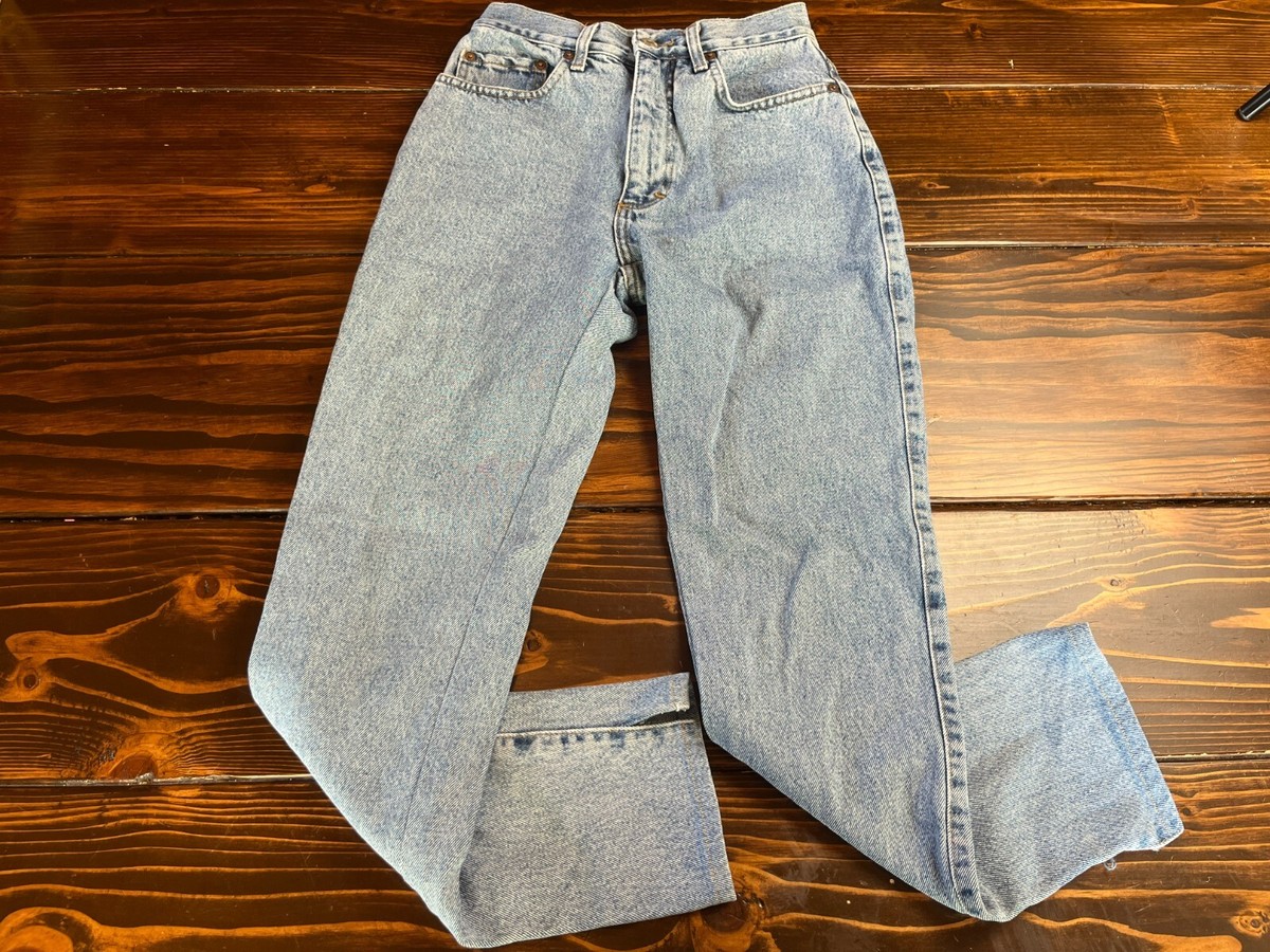 CASUCCI Jeans Womens 24 Blue Denim Vintage Rigid Denim Ankle Cuts