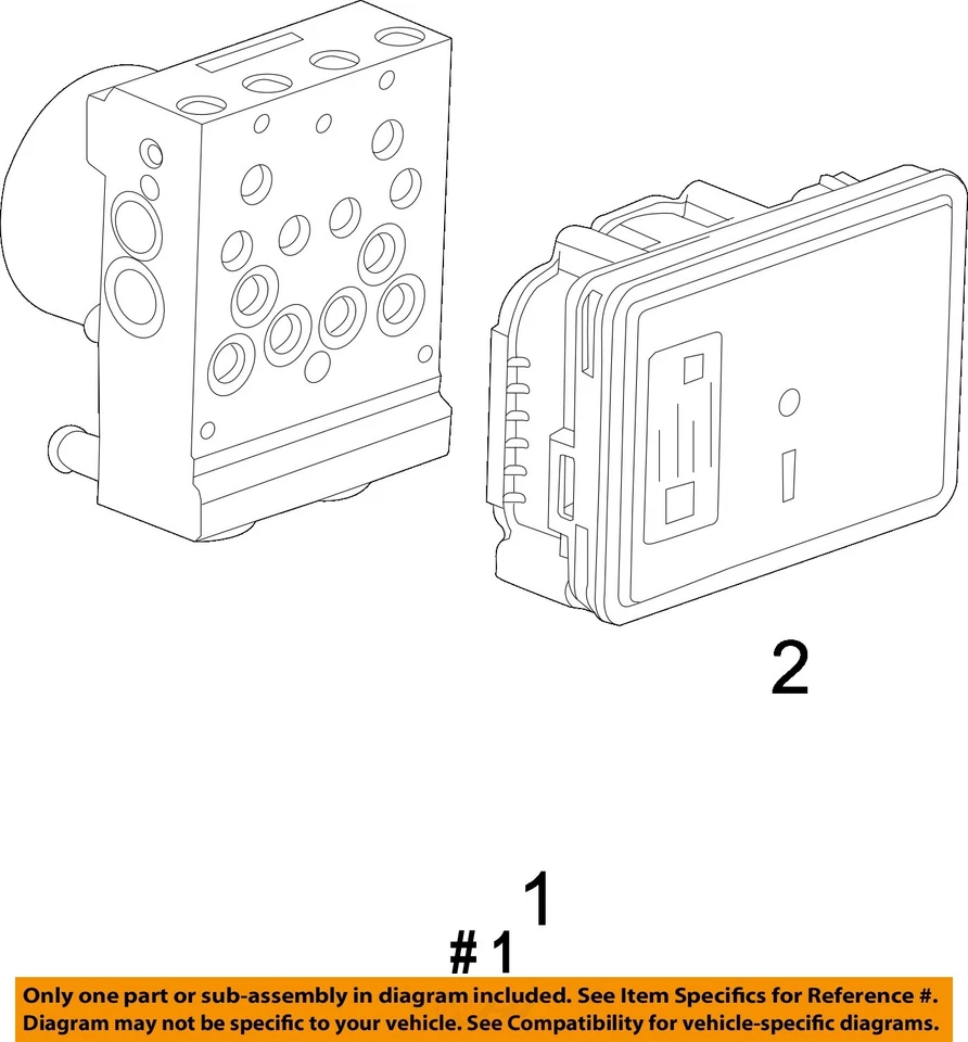 Used ABS Pump and Motor Assembly fits: 2016 Gmc Yukon xl 1500 Assembly 4 wheel A - Image 4 of 4