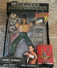 WWE Jakks Deluxe Aggression Series 5 Matt Hardy Figure w/ Breakaway Ladder *Read
