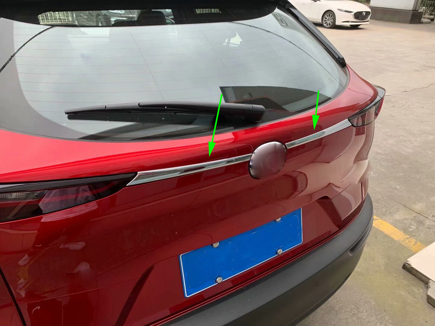 2pcs Car Rear Tail Trunk Lid Cover Molding Trim for Mazda CX30 CX30 20202024 eBay