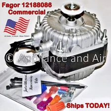 Fagor Commercial 12188086 OEM Fan Motor, Ships Free TODAY!