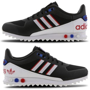 white adidas la trainers mens
