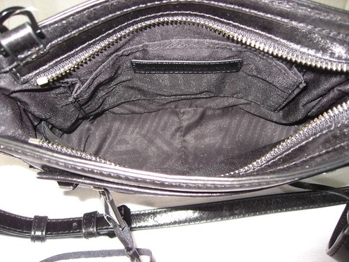 Borsa a tracolla Rebecca Minkoff Regan nuova con etichette pelle nera/hardware nero pochette $195 - Foto 10 di 12