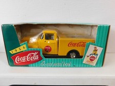 ERTL Coca-Cola Yellow 1956 Ford Truck Die-Cast Bank, Released 1997