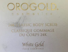 OROGOLD Cosmetics 24k Classic Body Scrub Sealed 12.3 oz Full Size