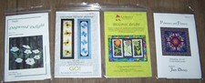 Estate Buy Quilt  Wall Hanging Patterns Template Applique Lot of 4 New Uncut