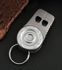 New Titanium Keychain Whistle Pocket Toy Stress Relief Anti Anxiety Whistle Tool