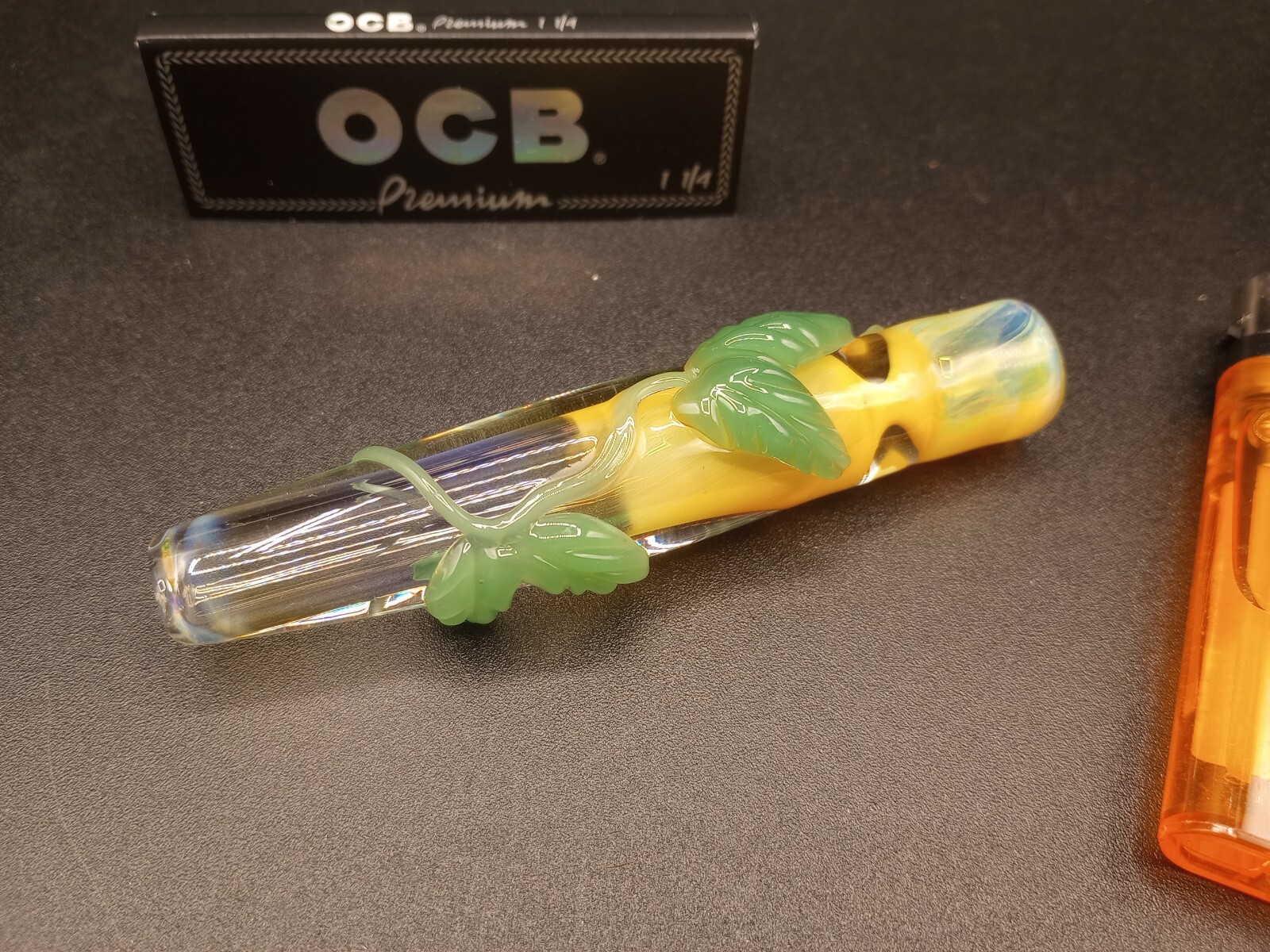 Tobacco Smoking Kit 4" Glass Bat Chillum One Hitter Tobacco Accessories