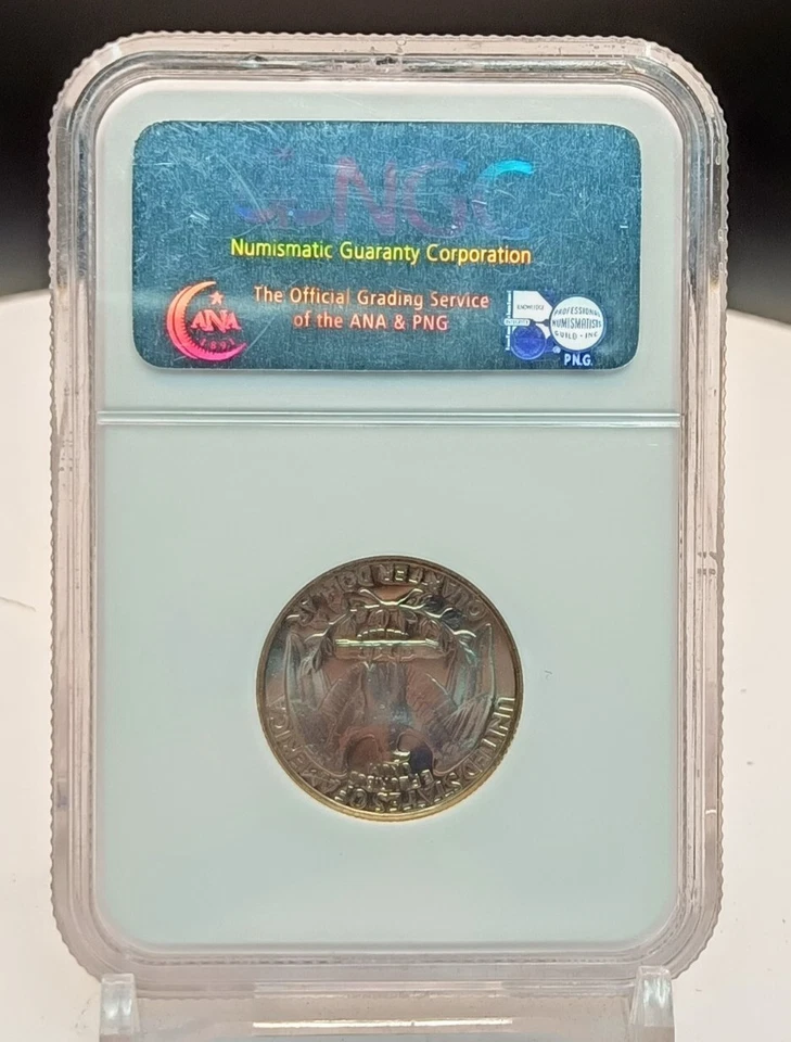 1966 P Washington Quarter 25c - PCGS MS 67 SMS - Lightly Toned - UNC High Grade - Image 4 of 4