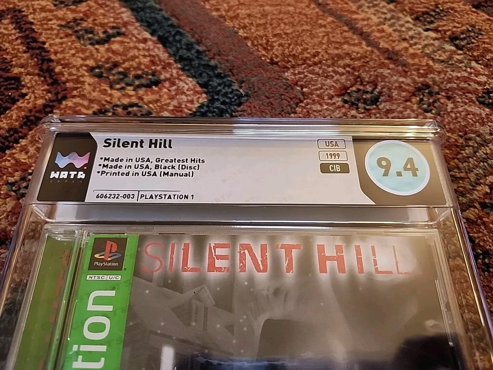 Silent Hill Sony PlayStation 1 PS1 WATA Graded MINT 9.6 Disc! NEVER PLAYED! PSA - Image 3 of 4