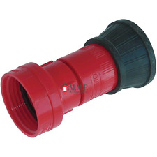 Lancia Antincendio UNI 45 corta rotazione per manichetta PVC idrante tre effetti