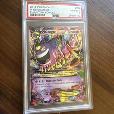 Pokemon M Gengar EX XY Phantom Forces Holo Rare #35 PSA 8