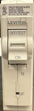 NEW LEVITON LB115-GF Circuit Breaker GFCI Ground Fault 15 amp 1 Pole 120 Volt