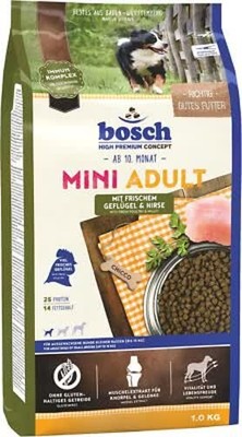Bosch HPC Mini Adult mit frischem Geflügel & Hirse | Hunde-Trockenfutter - 3 kg