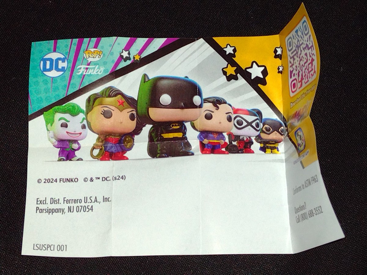 BATMAN DC Funko Pop Kinder Joy Limited Edition (2024) | eBay