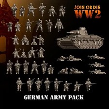 28MM - 1/56 scale WW2 German Army Pack bundle great for games like Bolt Action