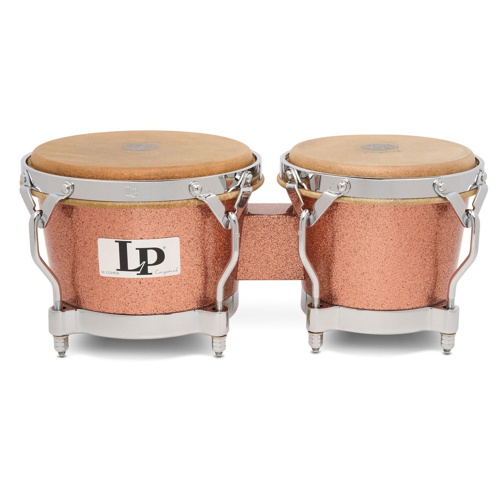 Bongo Latin Percussion Martin Cohen Ltd Champagne Sparkle Bongo Trommel Percuss 71490₽