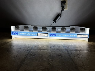 #ad Rare Hard To Find Zyn 2ft LED Display Collectible $60.00