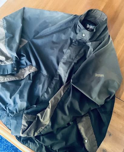 Gilet De Golf FootJoy DryJoys Pied De Poule Marron - Taille XL - 1/2 Zip Col Snap
