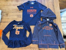 AUBURN Tigers Girls/Boys Shirts And Sweatshirt Size 6/6x