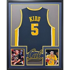 Jason Kidd Framed Signed Jersey JSA Autographed Cal California