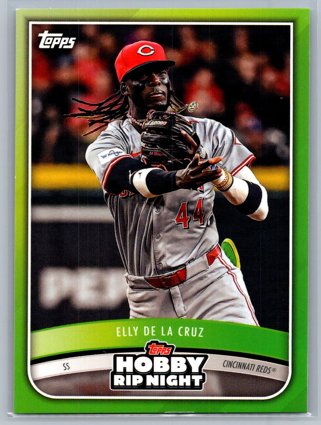 2025 Topps Hobby Rip Night #11 Elly De La Cruz Green