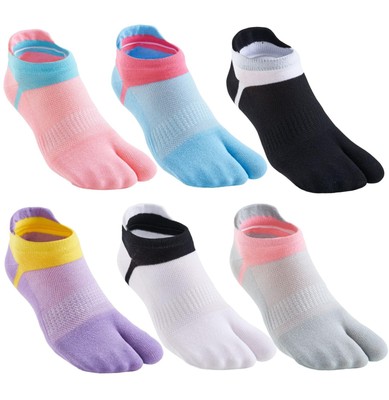 Women Tabi Socks No Show Split Toe for Sandal Flip Flop Ninja Japan Cotton 6 ...