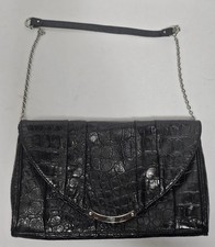 Steve Madden Clutch Black Chain Shoulder Strap 13  x8  