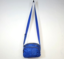 Travelon Crossbody Bag Blue Small Adjustable Strap Multi Pocket Travel Purse