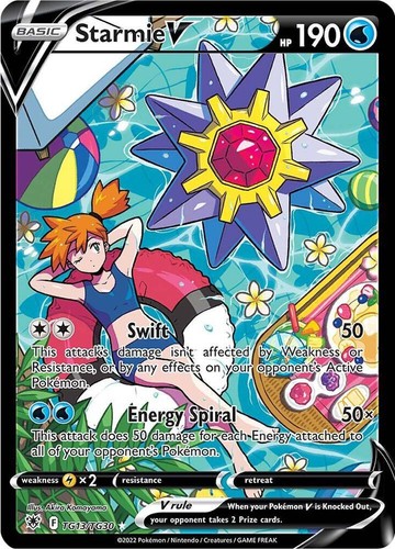 Pokemon Astral Radiance Trainer Gallery Starmie V TG13/TG30 NEAR MINT NM