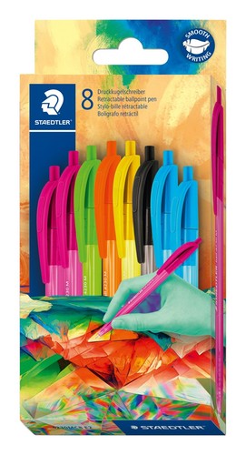 Schneider Reco M Penna A Sfera Ecologica, Corpo In Plastica Riciclata, Inchiostro Nero Impermeabile, Linea Media, Bianco - 2