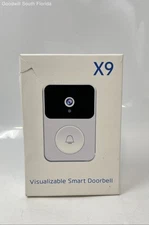 X9 XW133 Wireless Rechargeable Visualizable Smart Video Doorbell Not Tested