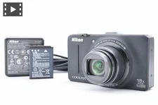 Nikon COOLPIX S9300 Black 16MP 18x Optical Zoom Compact Digital Camera #0557