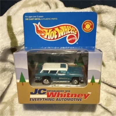 Hot Wheels JC Whitney Chevrolet Nomad 1999 Blue/White 1:64 Diecast Unopened