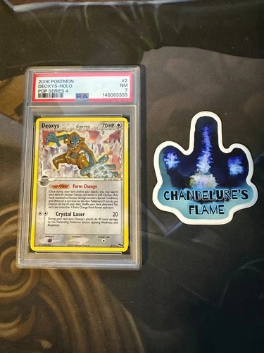 Deoxys Pop Series 4 Holo PSA 7 NM 2/17 Pokemon 2006