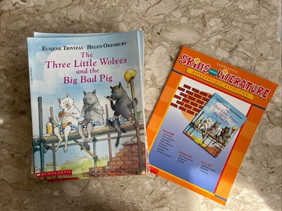 Three Little Wolves and the Big Bad Pig by Eugene Trivizas & Activities Booklet