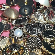  Fancy Goldtone Buttons - Value Pack
