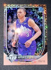 2025-26 Bowman Chrome- Keyonte George Mini Diamond Rose Gold Refactor /15