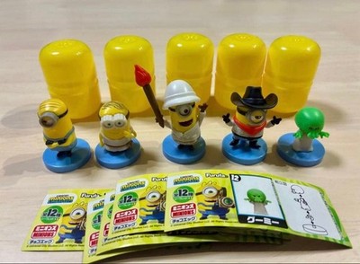 Minions Monsters Choco Egg 6pc Set Collectible Figures Toy Japan Import