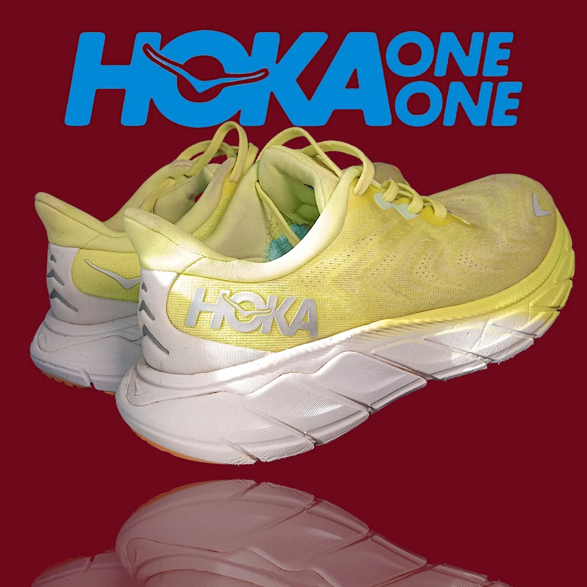 Hoka One One HOKA Arahi 6 Citrus Glow White W for sale | eBay display picture 2