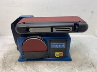 Scheppach BTS800 Benchtop Belt and Disc Sander, 240V, 370W, 915x100mm x 150mm