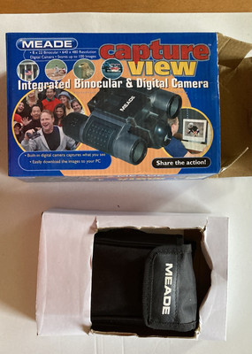 MEADE CAPTURE VIEW 8x30 INTEGRATED BINOCULAR & DIGITAL CAMERA